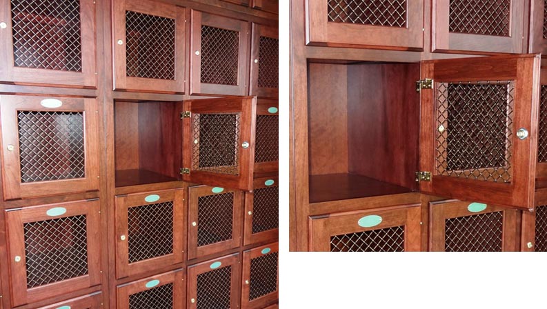 amish woodworking custom country club locker image