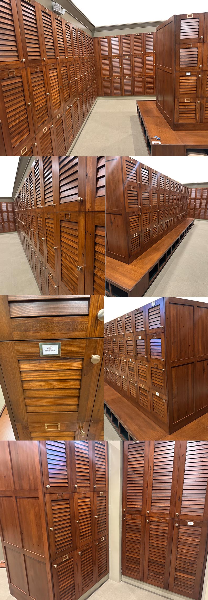 amish woodworking custom country club locker image