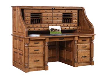 amish woodworking custom desk image