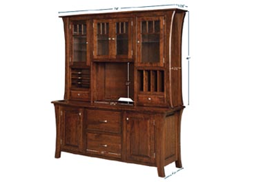 amish woodworking custom desk image