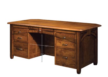 amish woodworking custom desk image