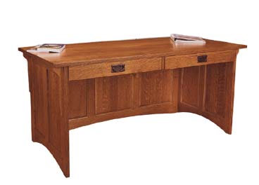 Home Office Bentley Partners Desk from DutchCrafters Amish Furniture
