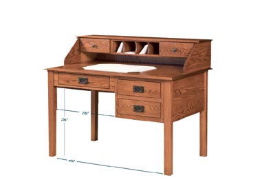 amish woodworking custom desk image