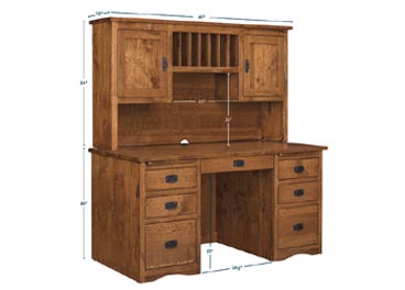 amish woodworking custom desk image