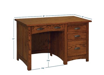 amish woodworking custom desk image