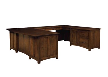 amish woodworking custom desk image