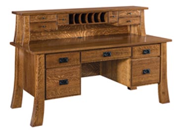 amish woodworking custom desk image