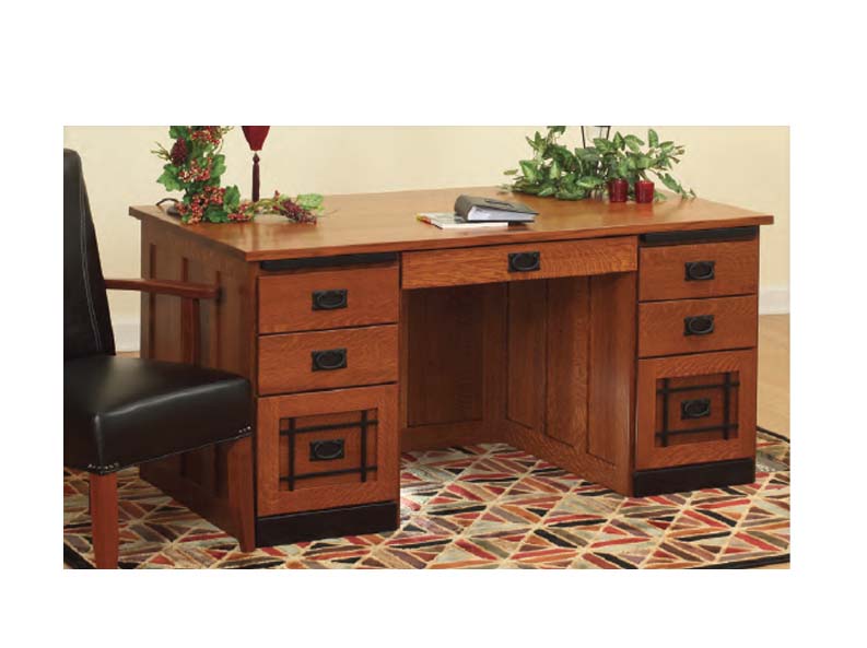 amish woodworking custom desk image