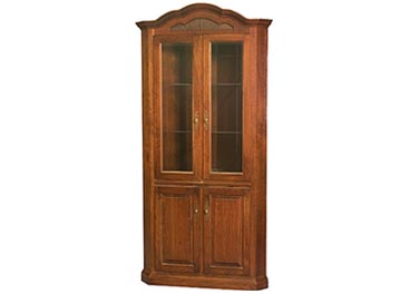 amish woodworking custom display cabinet image