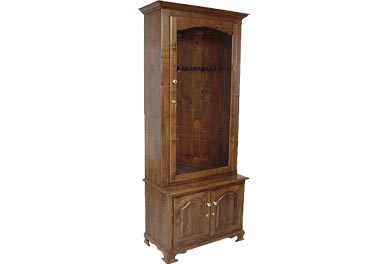 amish woodworking custom gun cabinet image