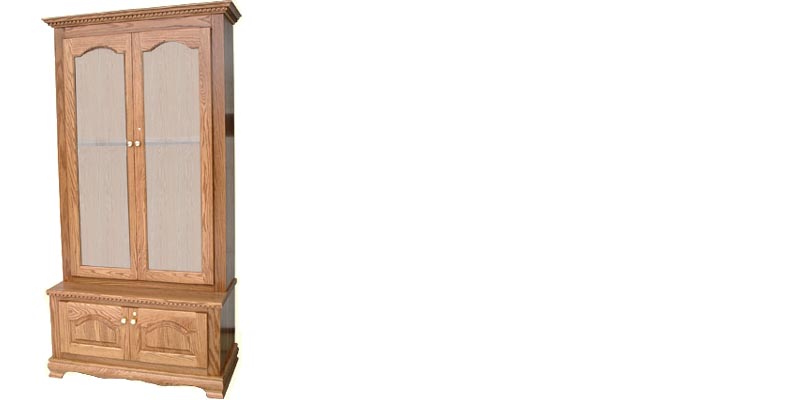 amish woodworking custom gun cabinet image