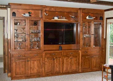 amish woodworking custom gun cabinet image
