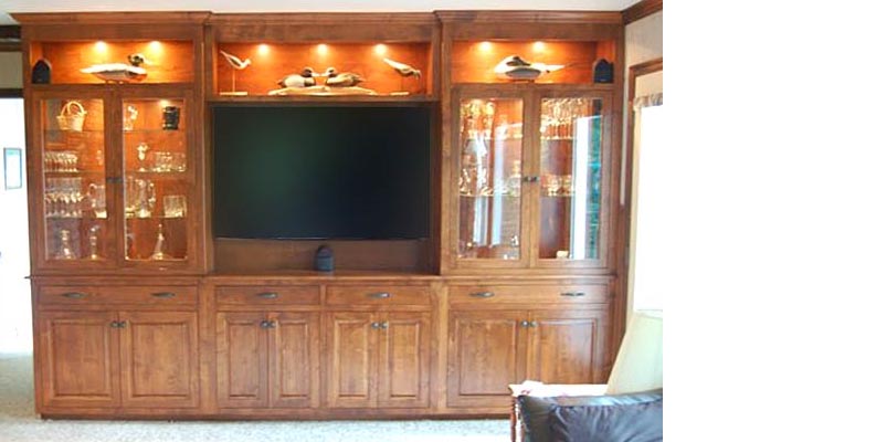 amish woodworking custom gun cabinet image