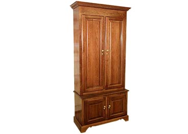 amish woodworking custom gun cabinet image