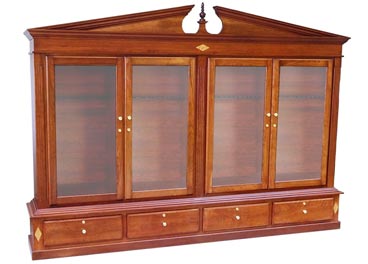 amish woodworking custom gun cabinet image