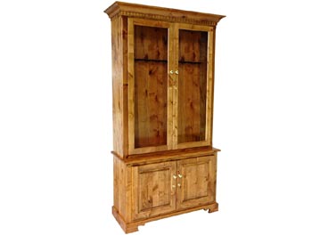 amish woodworking custom gun cabinet image