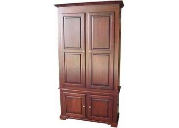 amish woodworking custom gun cabinet image