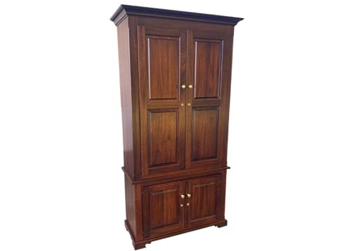 amish woodworking custom gun cabinet image