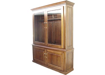 amish woodworking custom gun cabinet image