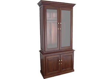amish woodworking custom gun cabinet image