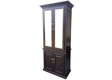 amish woodworking custom gun cabinet image