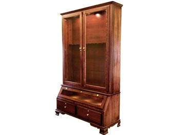 amish woodworking custom gun cabinet image