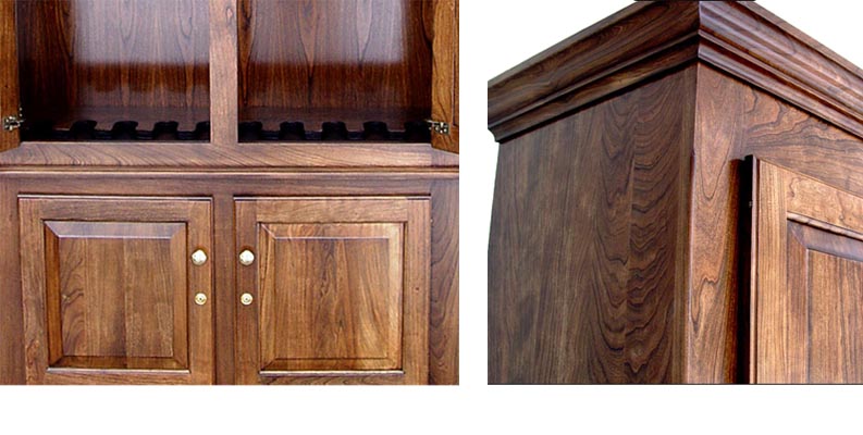 amish woodworking custom gun cabinet image