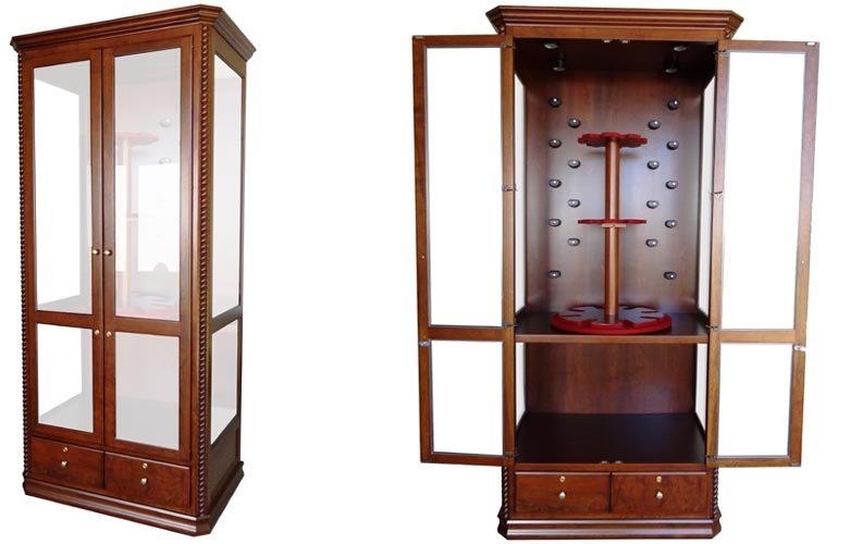amish woodworking custom gun cabinet image