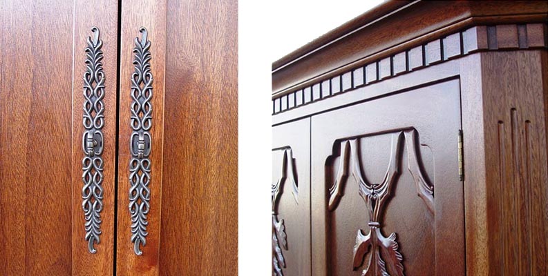 amish woodworking custom gun cabinet image