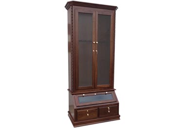 amish woodworking custom gun cabinet image