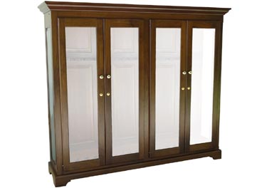 amish woodworking custom gun cabinet image