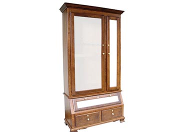 amish woodworking custom gun cabinet image
