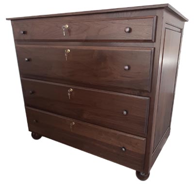amish woodworking gun cabinet image