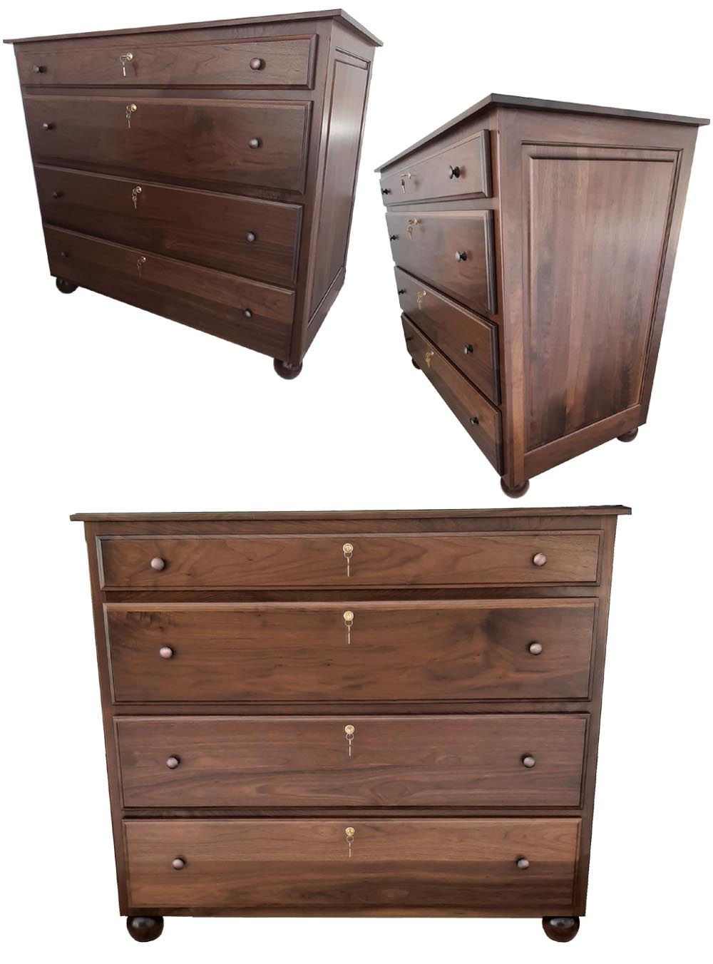 amish woodworking gun cabinet image
