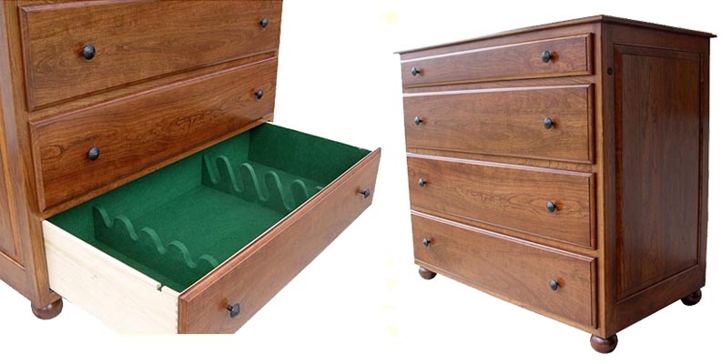 amish woodworking custom gun cabinet image