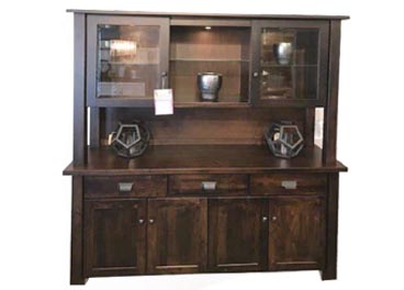 amish woodworking custom hutches & buffets image