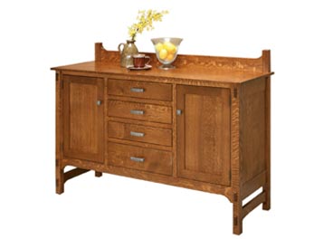 amish woodworking custom hutches & buffets image