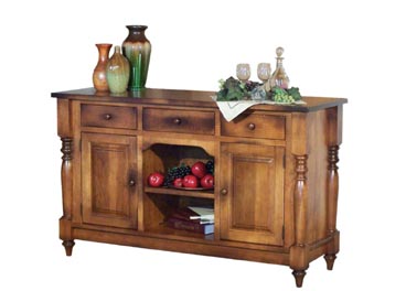 amish woodworking custom hutches & buffets image