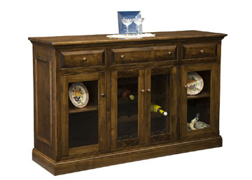 amish woodworking custom wine cabinet image