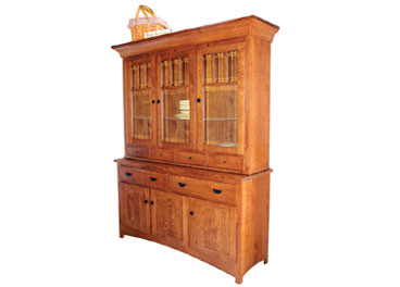 amish woodworking custom hutches & buffets image