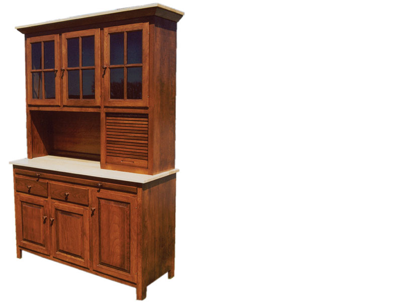amish woodworking custom hutches & buffets image