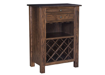 amish woodworking custom wine cabinet image