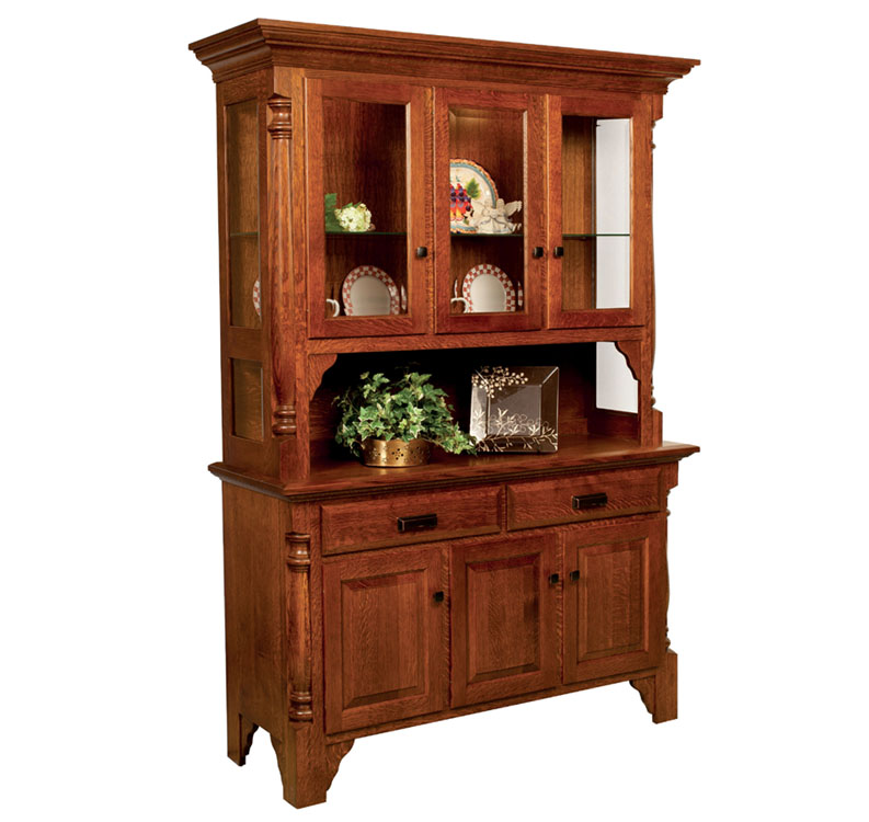 amish woodworking custom hutches & buffets image