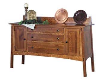 amish woodworking custom hutches & buffets image