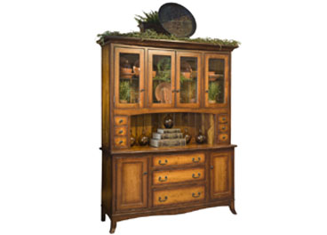 amish woodworking custom hutches & buffets image