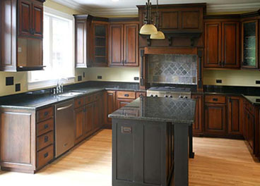 amish woodworking custom kitchen image