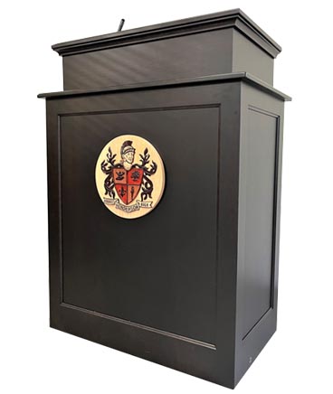amish woodworking american podium image