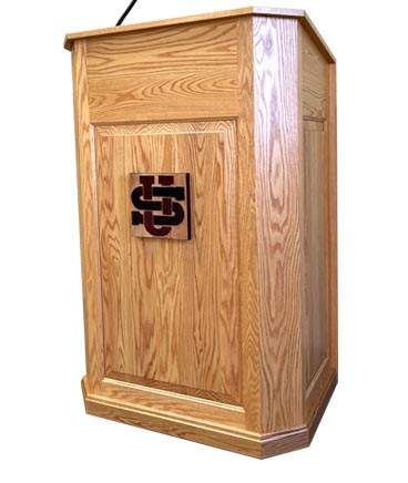 amish woodworking podium 5 image