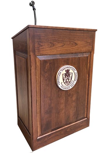 amish woodworking embassy podium image