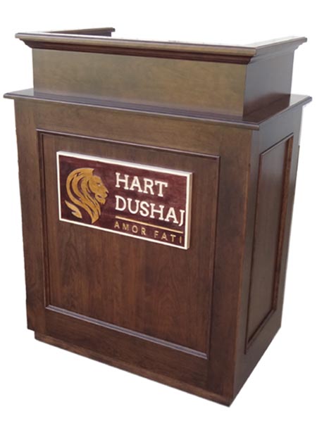 amish woodworking american podium image